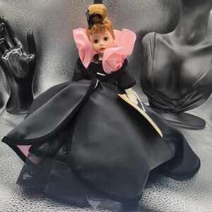 Elegant Black and Pink Doll
